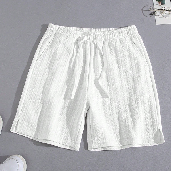 VM - Heren Casual Jacquard Tennis Shorts