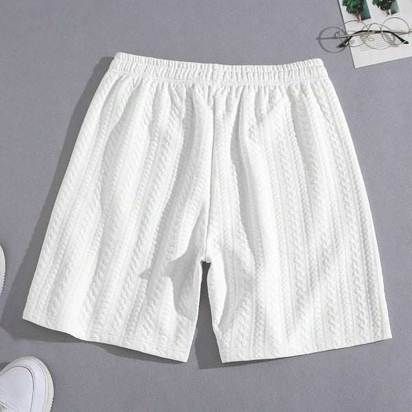 VM - Heren Casual Jacquard Tennis Shorts