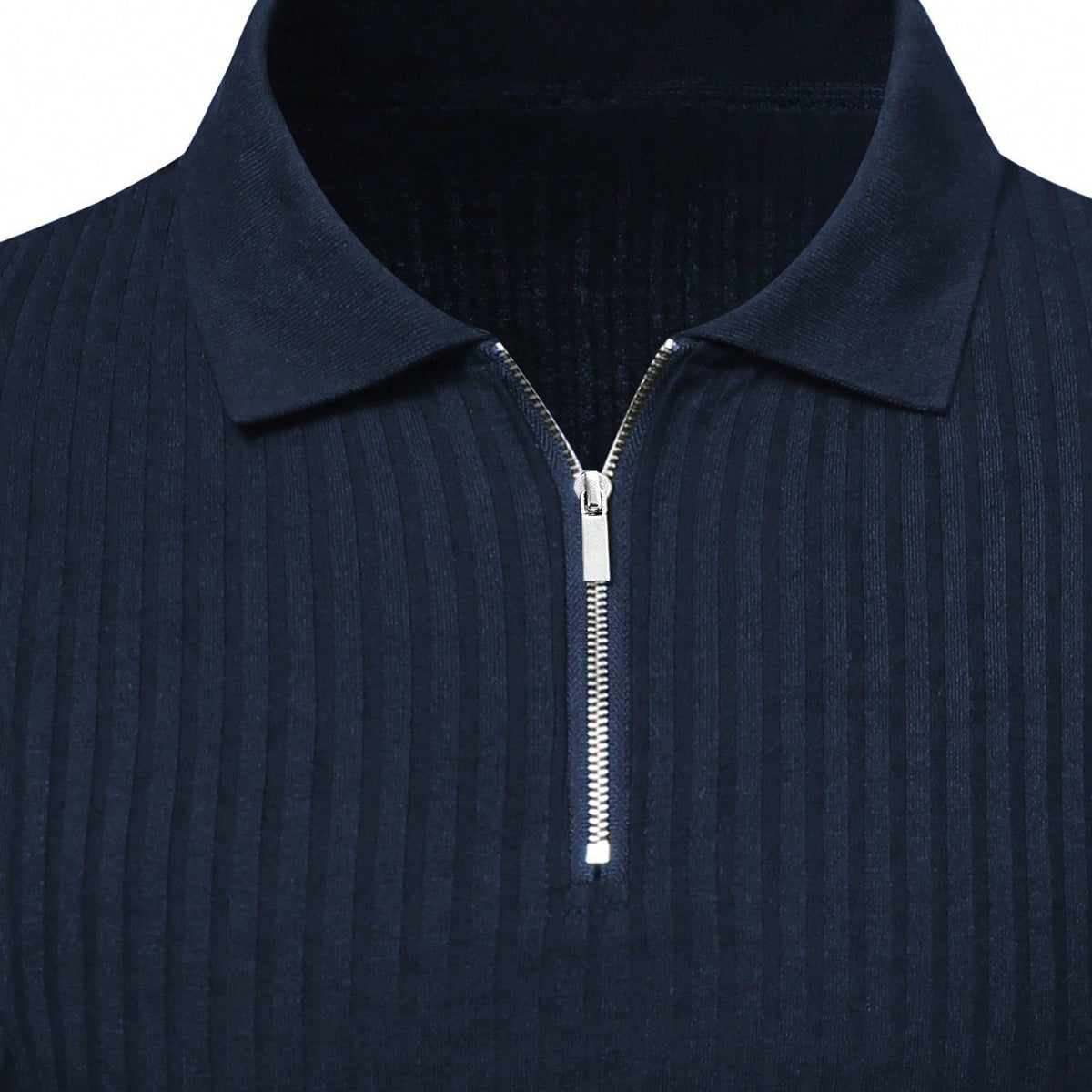 VM – Heren Set Blauw met Kraag & Sportshort – Functioneel & Verfijnd