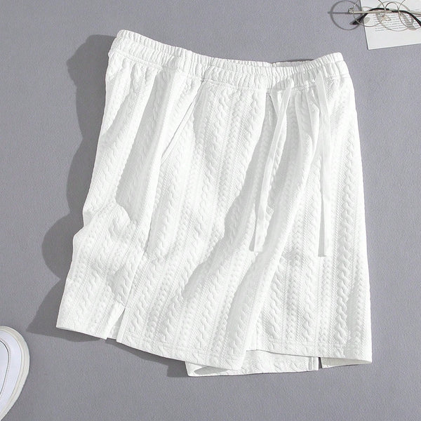 VM - Heren Casual Jacquard Tennis Shorts