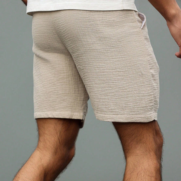 VM – Heren Katoenen Short met Trekkoord – Licht & Comfortabel voor de Zomer