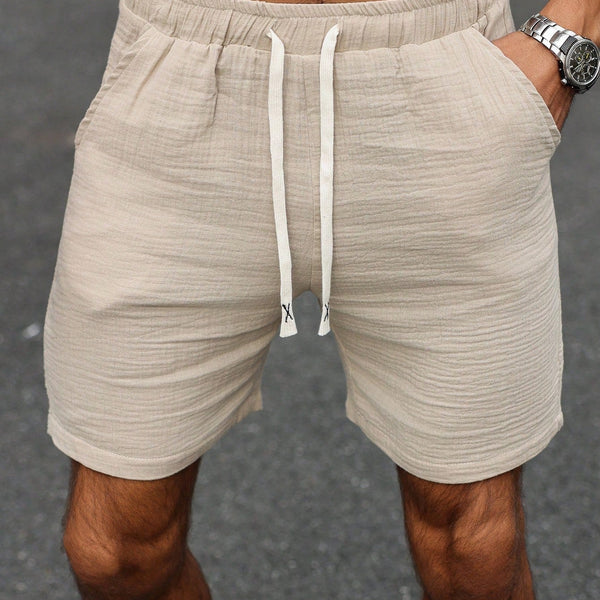 VM – Heren Katoenen Short met Trekkoord – Licht & Comfortabel voor de Zomer