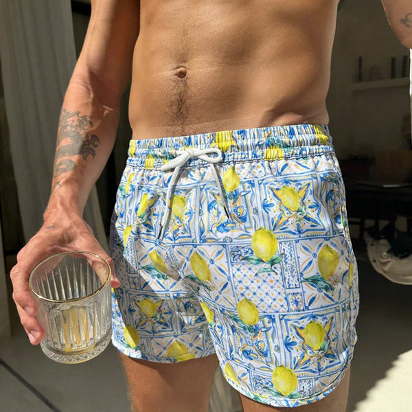 VM – Herenshorts Zomer met Botanische Print