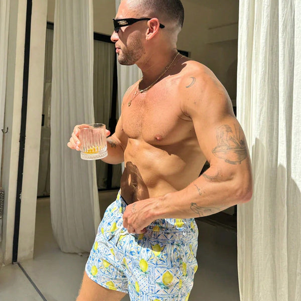 VM – Herenshorts Zomer met Botanische Print