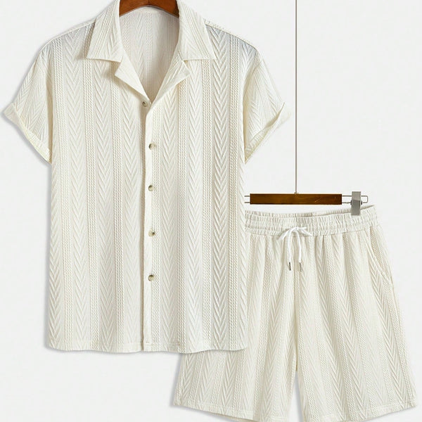 VM – Herenset Zomer met Overhemd en Shorts | Casual & Comfortabel