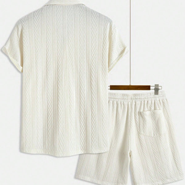 VM – Herenset Zomer met Overhemd en Shorts | Casual & Comfortabel