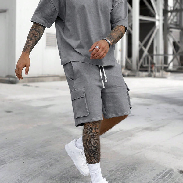 VM – Herenset Zomer met T-shirt en Bermuda Shorts | Casual & Comfortabel