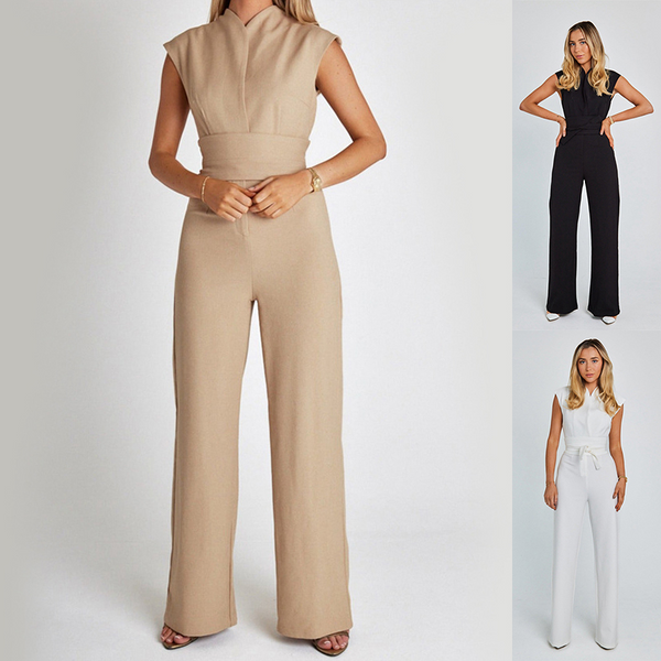VM – Elegante Jumpsuit zonder Mouwen met Flatterende Pasvorm