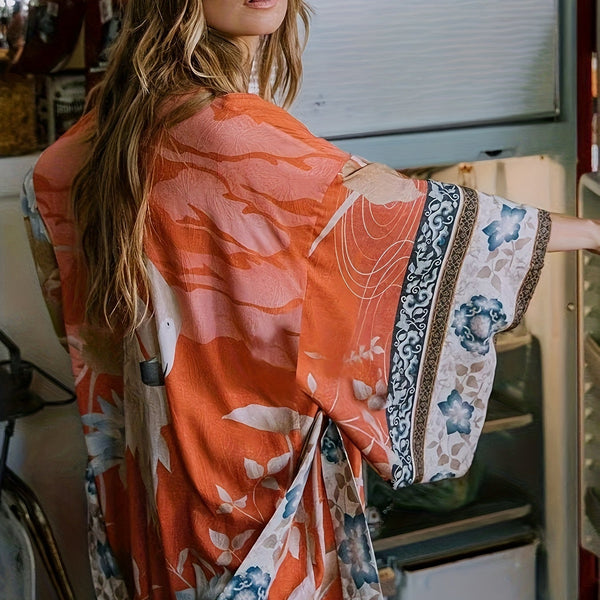 VM – Luchtige Kimono met Bloemenprint