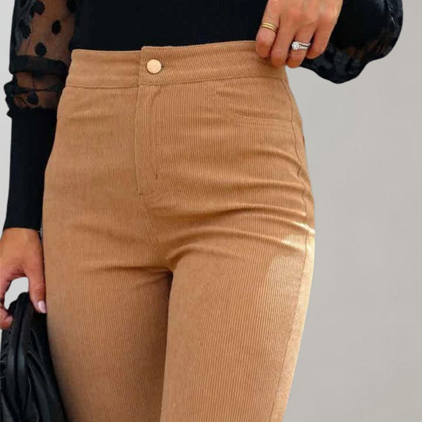 VM – Corduroy Uitlopende Broek voor Dames