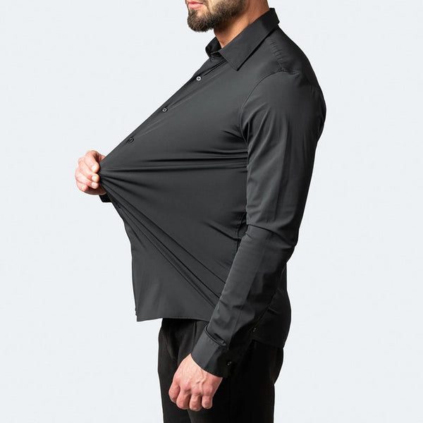 VM – Anti-Kreuk Stretchshirt met Elegante Pasvorm