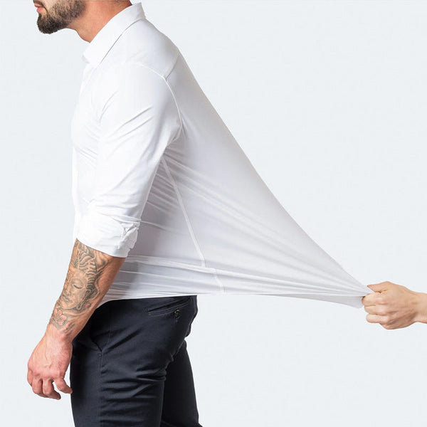 VM – Anti-Kreuk Stretchshirt met Elegante Pasvorm