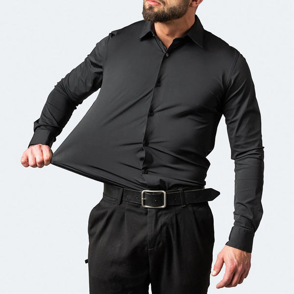 VM – Anti-Kreuk Stretchshirt met Elegante Pasvorm