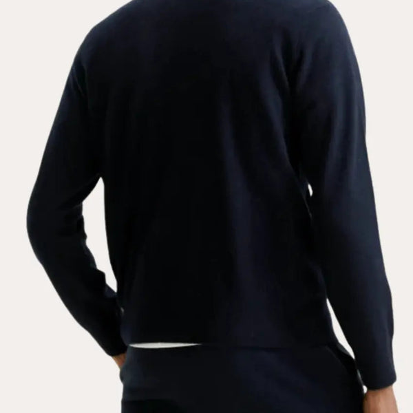 VM – Cashmere Jas Marineblauw