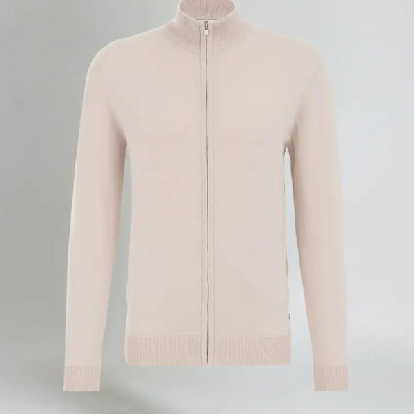 VM – Full Zip Sweater voor Heren – Beige
