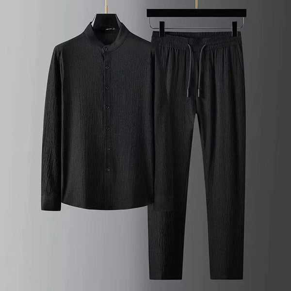 VM – Heren set met modieuze top en comfortabele broek