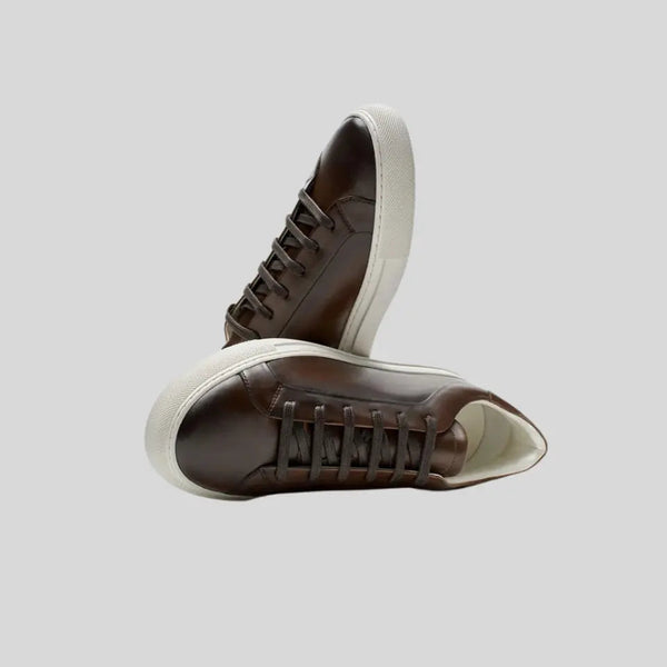 VM – Leren Oxford Sneakers voor Heren – Bruin