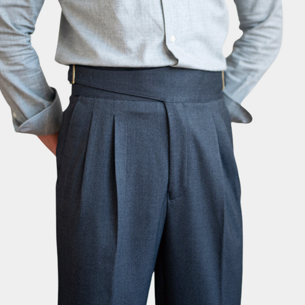 VM – Klassieke Herenbroek met Gespen – Verfijnd & Comfortabel