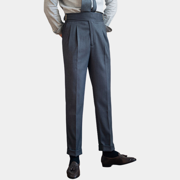 VM – Klassieke Herenbroek met Gespen – Verfijnd & Comfortabel