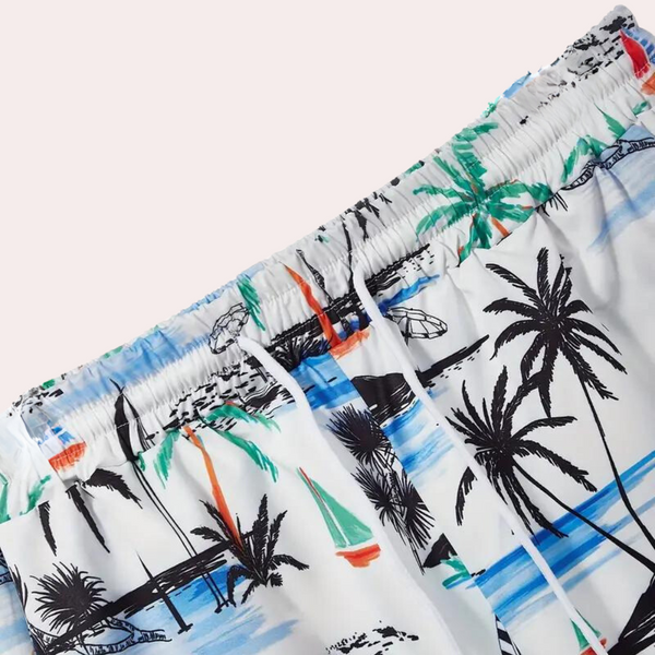 VM – Tropische Tweedelige Zomerset voor Heren