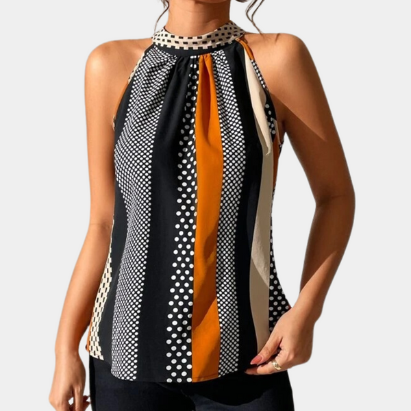 VM – Elegante Mouwloze Top met V-Hals – Dames