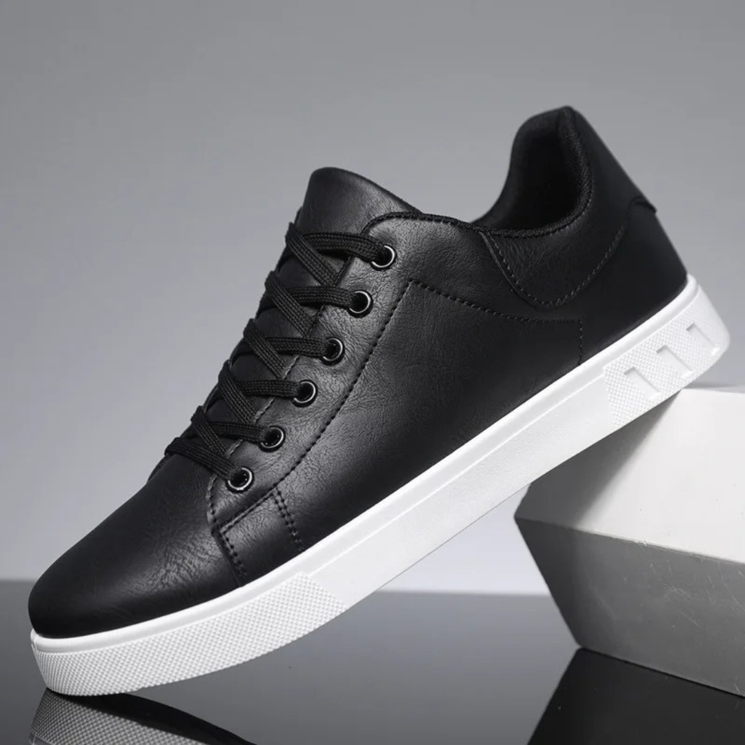 VM – Stoere Casual Herenschoenen met Dikke Zool – Zwart