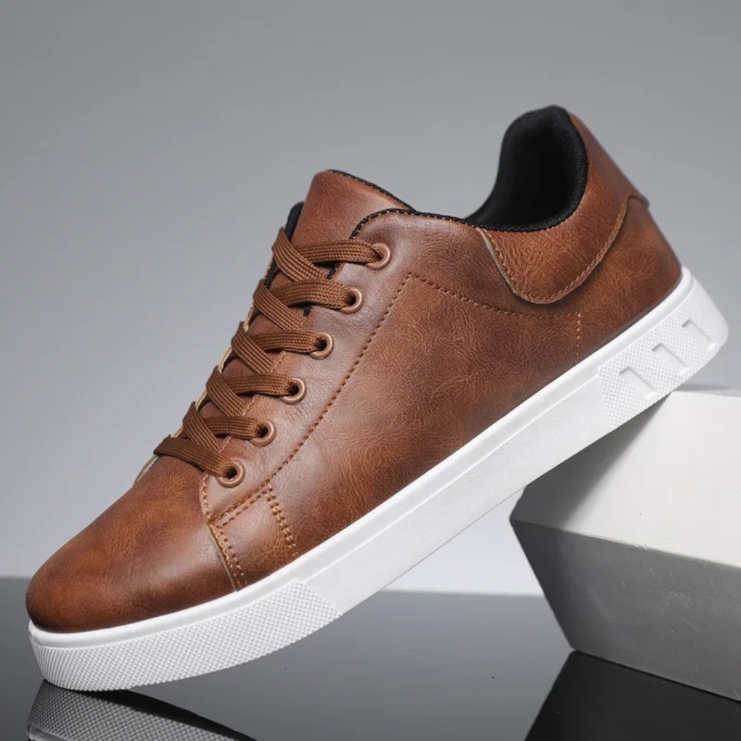 VM – Stoere Casual Herenschoenen met Dikke Zool – Zwart