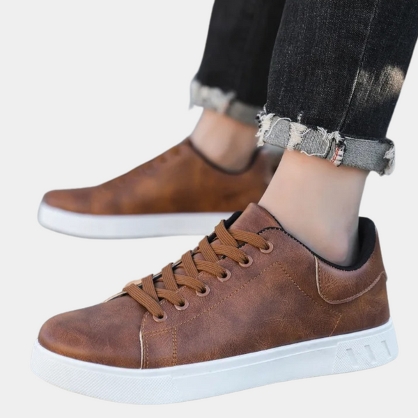 VM – Stoere Casual Herenschoenen met Dikke Zool – Zwart