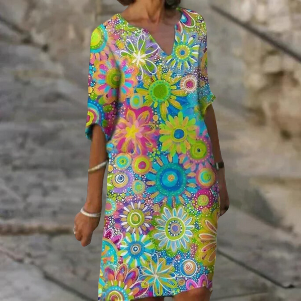 VM - Elegante Zomerjurk voor Dames met Bloemenprint