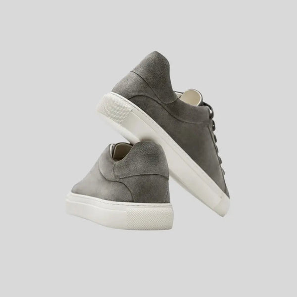 VM – Leren Oxford Sneakers voor Heren – Donkergrijs
