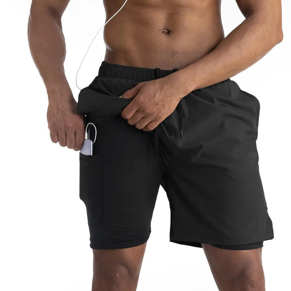 VM – Titan Hardloopshorts met Ingebouwde Liner & Telefoonzak