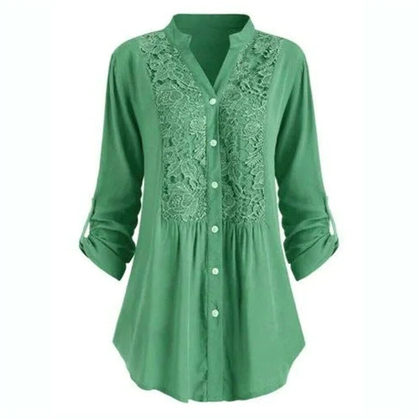 VM – Lange Blouse met Pofmouwen Dames