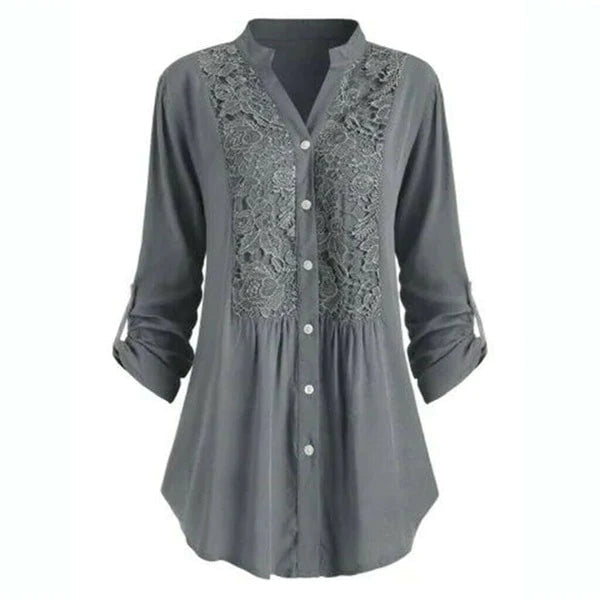 VM – Lange Blouse met Pofmouwen Dames