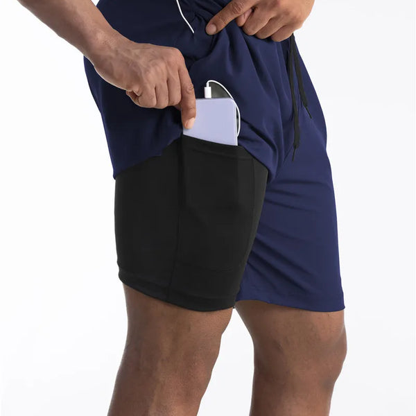VM – Titan Hardloopshorts met Ingebouwde Liner & Telefoonzak