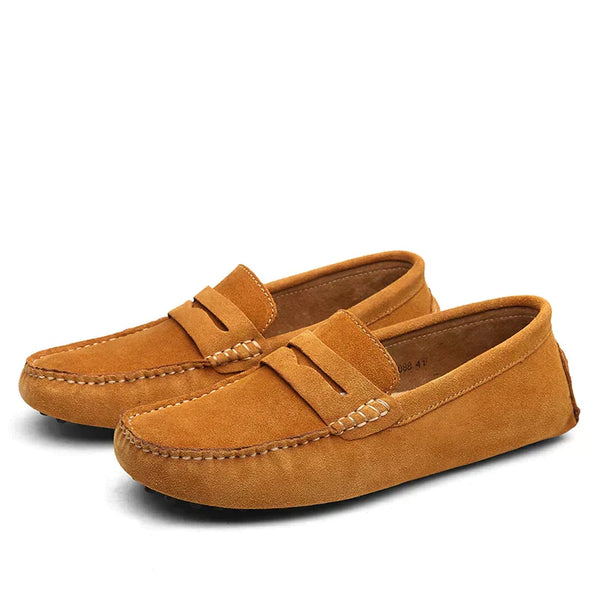 VM – Herenschoenen Suède Loafers in Italiaanse Stijl