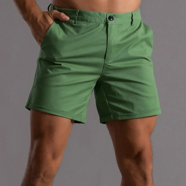 VM – Heren chino shorts met klassieke pasvorm