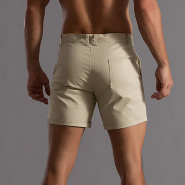 VM – Heren chino shorts met klassieke pasvorm