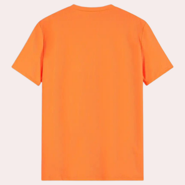 VM - Heren T-Shirt Oranje met Ronde Hals