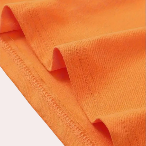 VM - Heren T-Shirt Oranje met Ronde Hals
