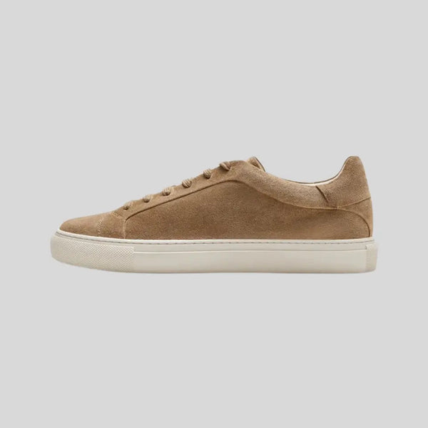 VM – Leren Oxford Sneakers – Lichtbruin