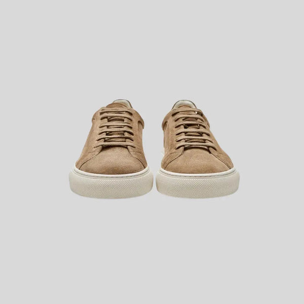VM – Leren Oxford Sneakers – Lichtbruin