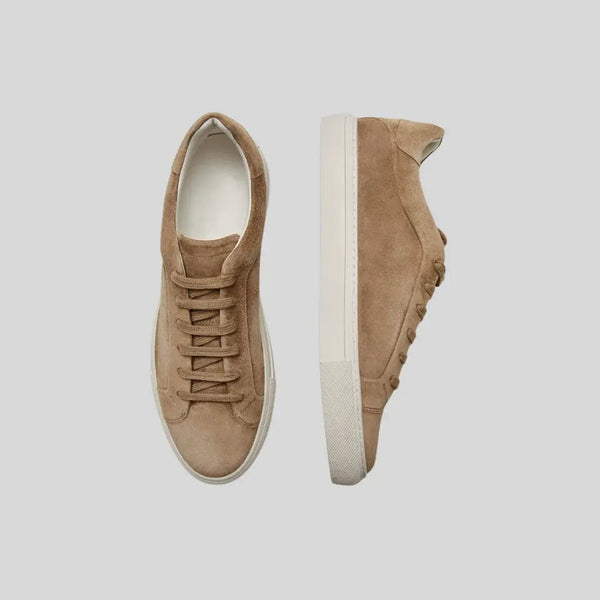 VM – Leren Oxford Sneakers – Lichtbruin