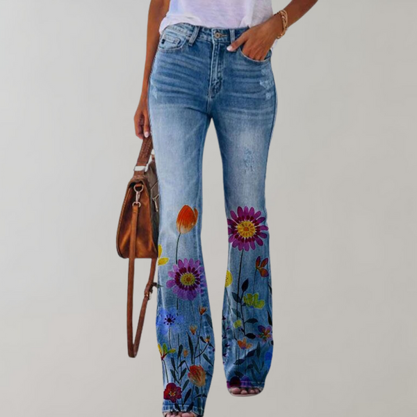 VM – Flare Broek voor Dames met Print