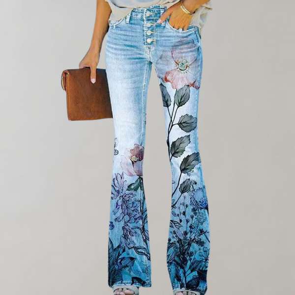 VM – Flare Broek voor Dames met Print