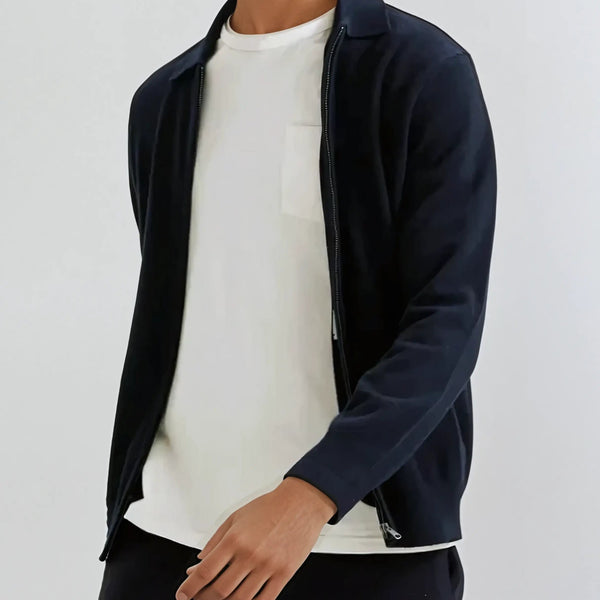 VM – Cashmere Jas Marineblauw