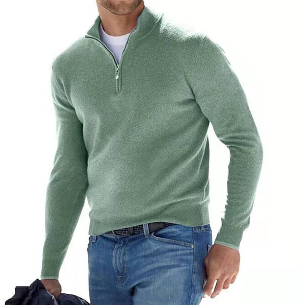 VM – Heren V-hals pullover van zachte katoenmix
