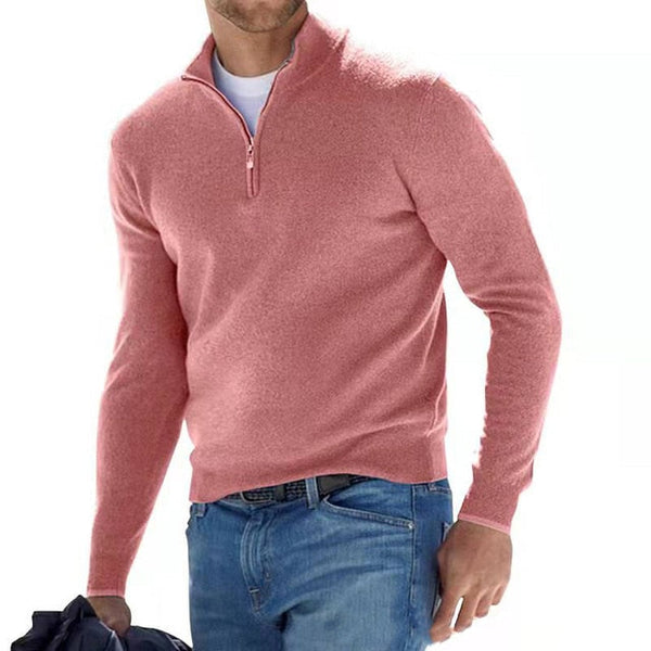 VM – Heren V-hals pullover van zachte katoenmix