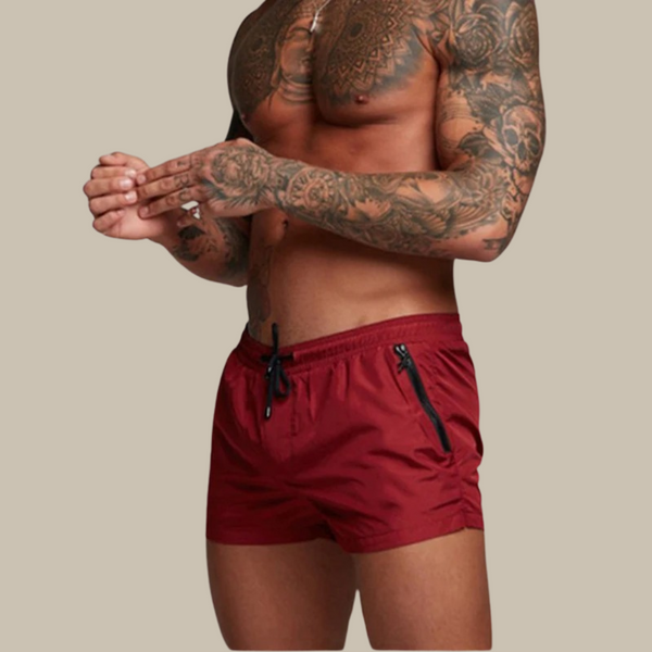 VM – Stretch heren zwemshort met sneldrogende stof
