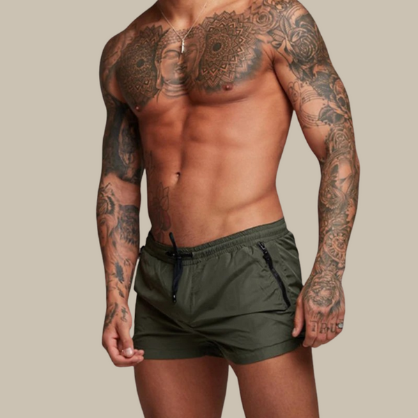 VM – Stretch heren zwemshort met sneldrogende stof
