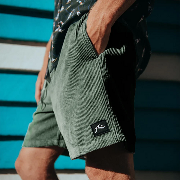 VM – Corduroy Shorts met Vintage Look